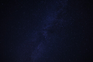 Beautiful night sky full of shiny stars