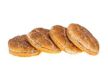 hamburger bun isolated