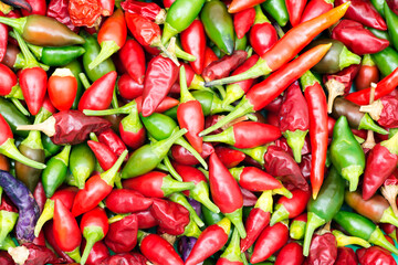 Hot chili peppers.