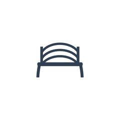 bench icons symbol vector elements for infographic web
