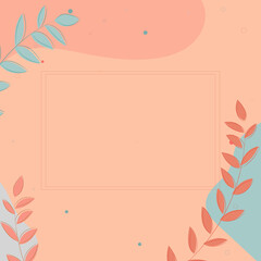 Fototapeta na wymiar Delicate background in peach shades. Set of abstract modern graphic elements. Minimalism concept. Suitable for social media posting, mobile apps, banner and advertising design, cover design, poster 