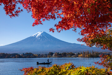 Fuji San (Mount Fuji) in Autumn