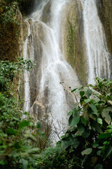 Fototapeta na wymiar Tad Mok Waterfall, Lampang, Thailand. Nature Landscape.