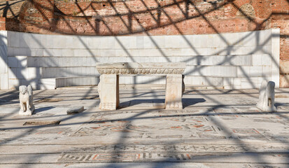 Ancient Lydian City Altar Stone
