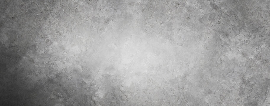 Grey cement concrete gray background silver wall wide texture