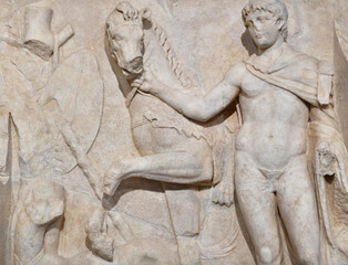 Fototapeta na wymiar Ancient Greek Warrior