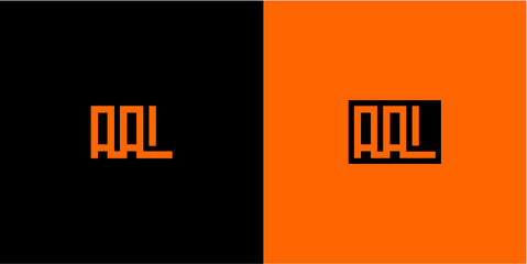 AAL Letter Initial Logo Design Template Vector Illustration