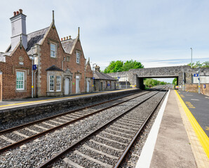 Fototapeta na wymiar Old Train Station in Sallins, Ireland