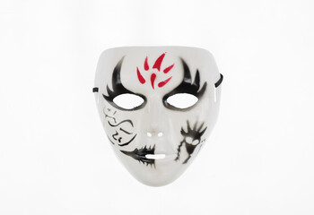 theater drama mask isolated on white background