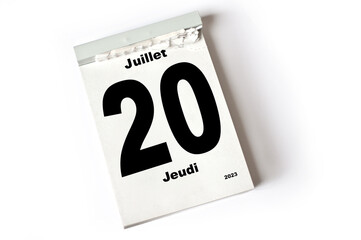 20. Juillet 2023