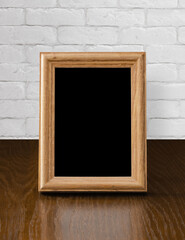 photo frame on the table