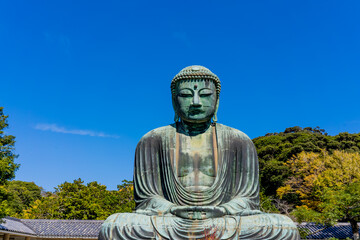 鎌倉の高徳院にて平和を願う巨大な像