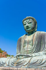 鎌倉にある巨大な像。大仏。