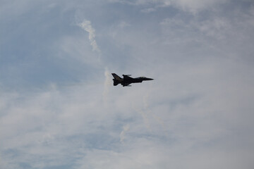 f 16 fighter jet Turkish Air Force Flying in 9 Eylul celebrations