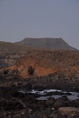Vulcanic landscape in Canary Islands