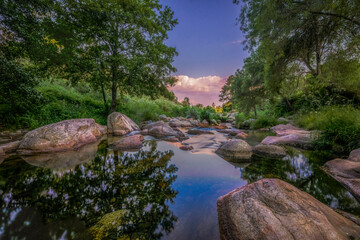 Rio de Acebo en la sierra de gata