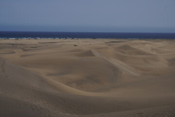 Landscape of the Maspalomas dunes