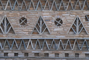Traditional architecture in a pigeon stone house 