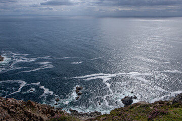 Rocks and bay. Ocean. Slieve League. Ireland westcoast.