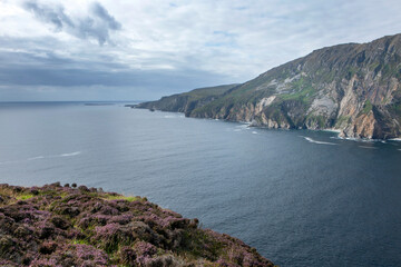 Rocks and bay. Ocean. Slieve League. Ireland westcoast.