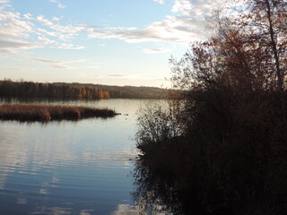 Novembre au lac boivin