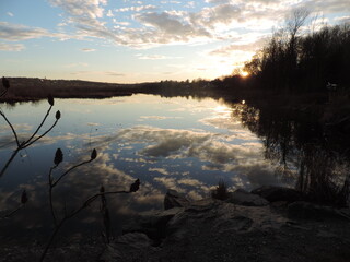Novembre au lac boivin
