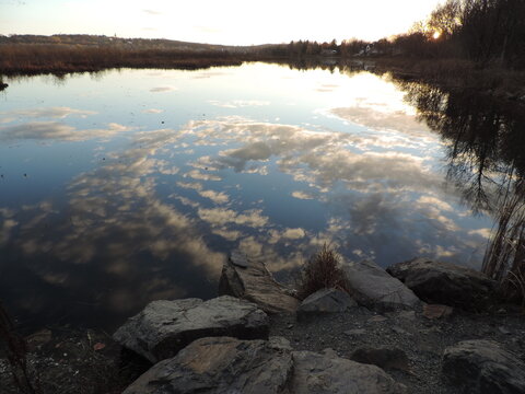Novembre au lac boivin