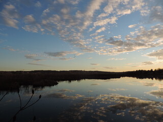 Novembre au lac boivin