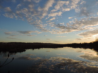 Novembre au lac boivin