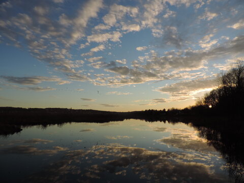 Novembre au lac boivin