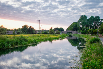 Beautiful Sunrise at Irish Canal