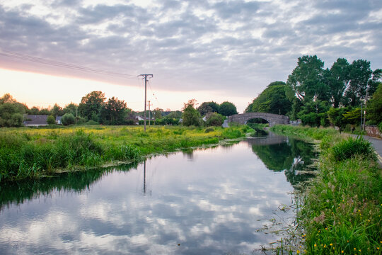 Beautiful Sunrise at Irish Canal