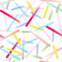 Seamless pattern. Geometric multicolored lines. Graphic illustration. Abstract background. Fluo colours.