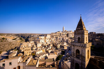 Fototapeta na wymiar Amazing Matera Old Town - a historic Unesco World Heritage site in Italy - travel photography