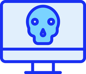 Computer virus Isolated Vector icon which can easily modify or edit
