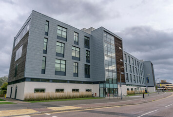 Fototapeta na wymiar Anglia Ruskin University Building in Chelmsford.