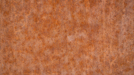 Red rust steel texture. Brown old rusty metal background. Oxidized metal background