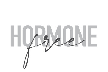 Modern, simple, minimal typographic design of a saying 