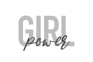 Modern, simple, minimal typographic design of a saying 