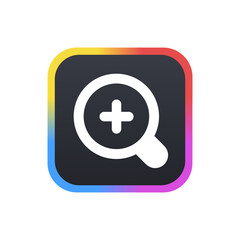 Fototapeta premium Zoom In - Sticker