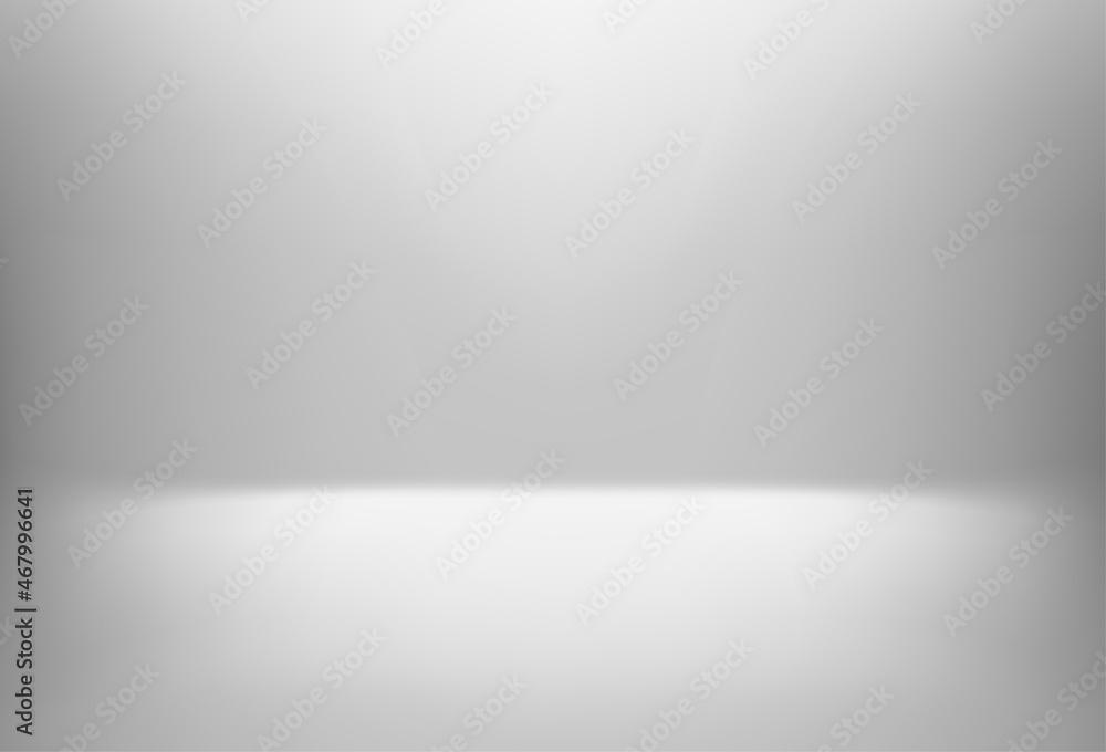 Poster White empty room. Abstract background. Horizontal showcase template. You can resize it any way you want