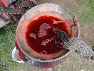 Tintes naturales en artesanía