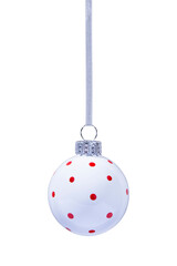 Christmas ball isolated on a white background