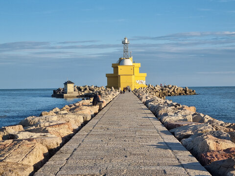 Lighthouse Punta Sabbioni Leuchtturm in Cavallino Treporti, Italy