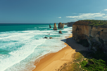 The magnificent Twelve Apostles in the Port Campbell National Park Australia