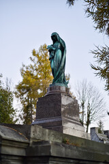 Obraz premium Old European cemetery. Lychakiv. Lviv. Ukraine