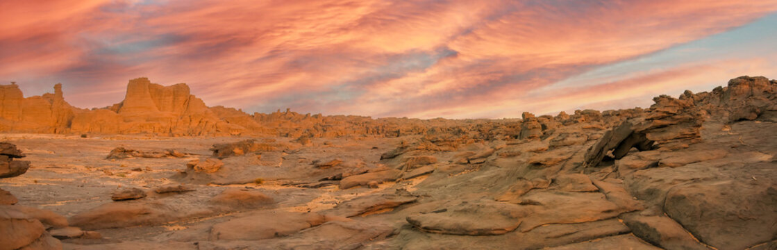 Plateau de Tamrit in the Algeria