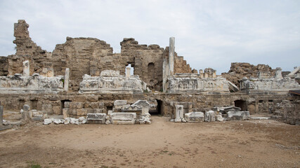 Fototapeta premium amphitheater of the ancient city of Side