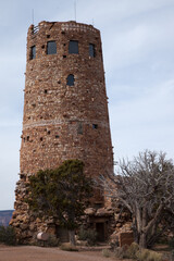 Desert View Watchtower at the Grand Canyon