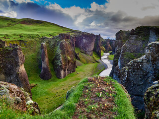 Cañon de Fjaðrárgljúfur Islandia